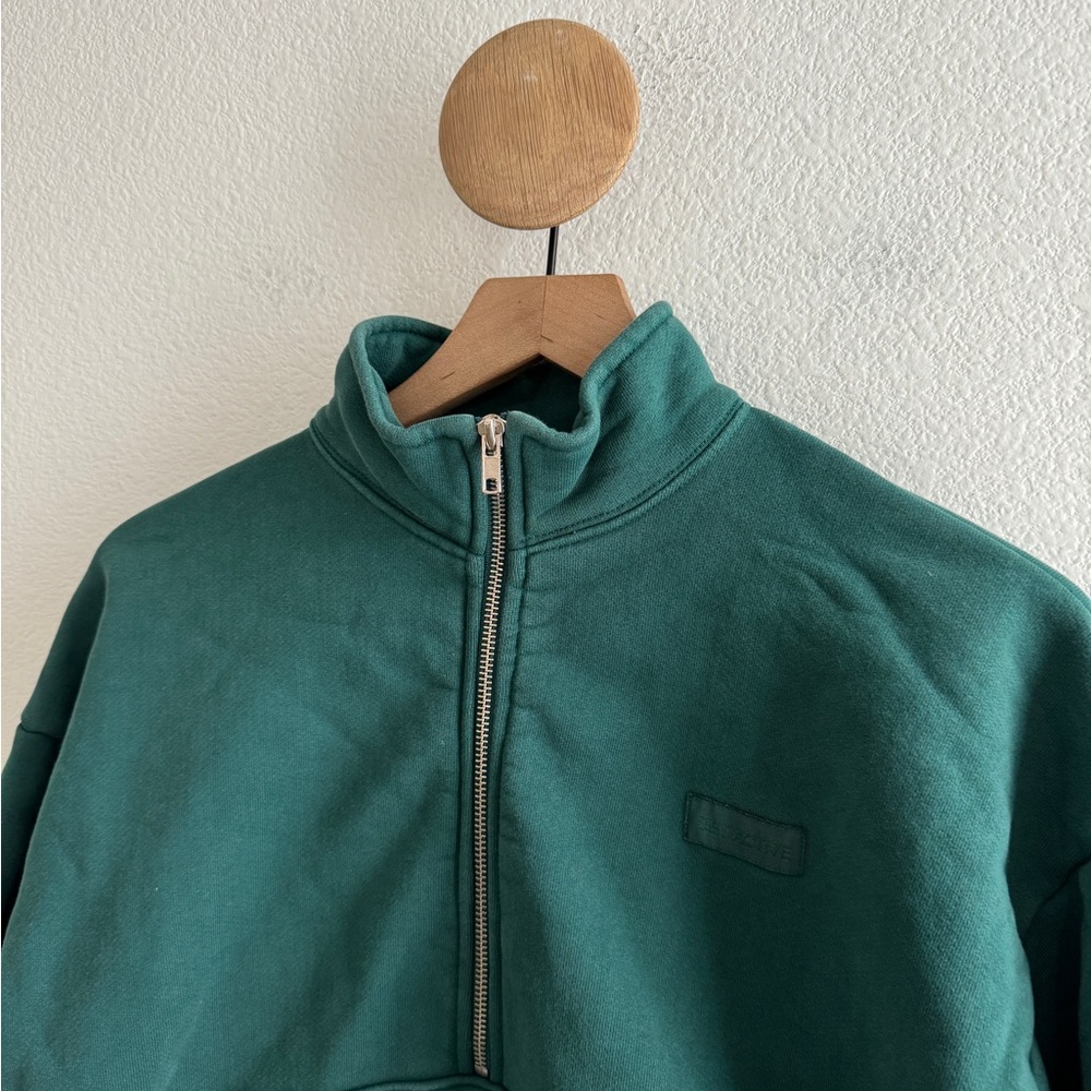 Set Active Green Half Zip Pullover Sweatshirt - image 2